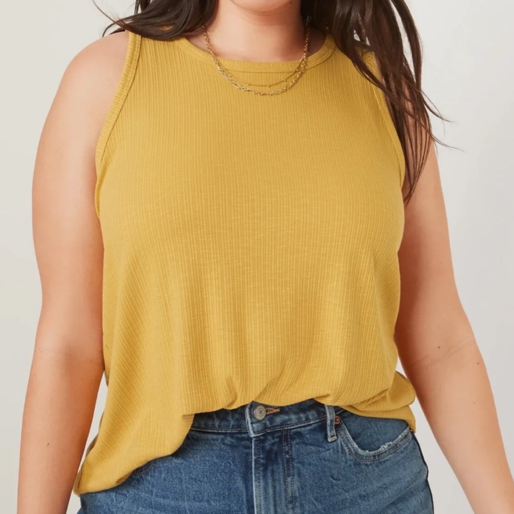 Old Navy Mustard Tank Top
